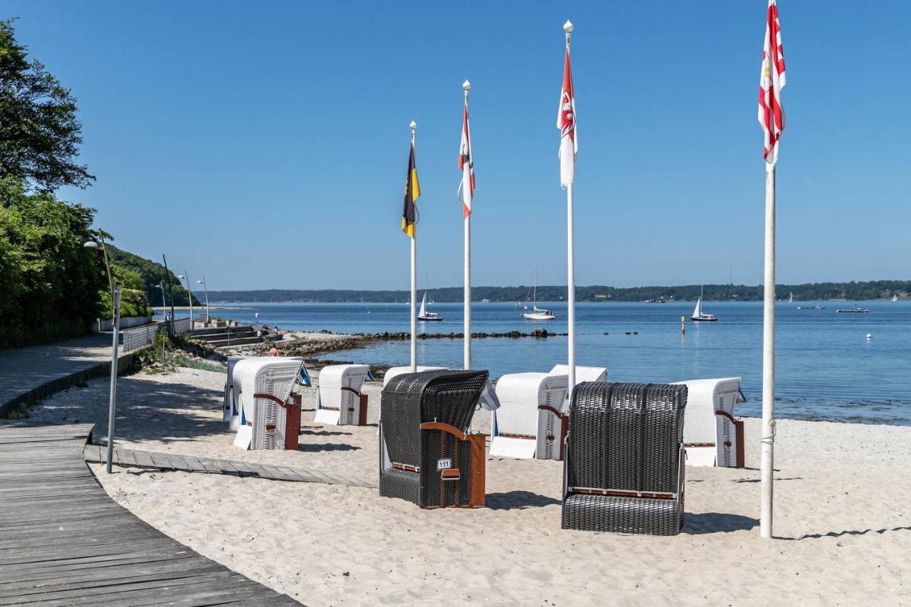 Ferienwohnung Mit Badestrand Glücksburg Dış mekan fotoğraf